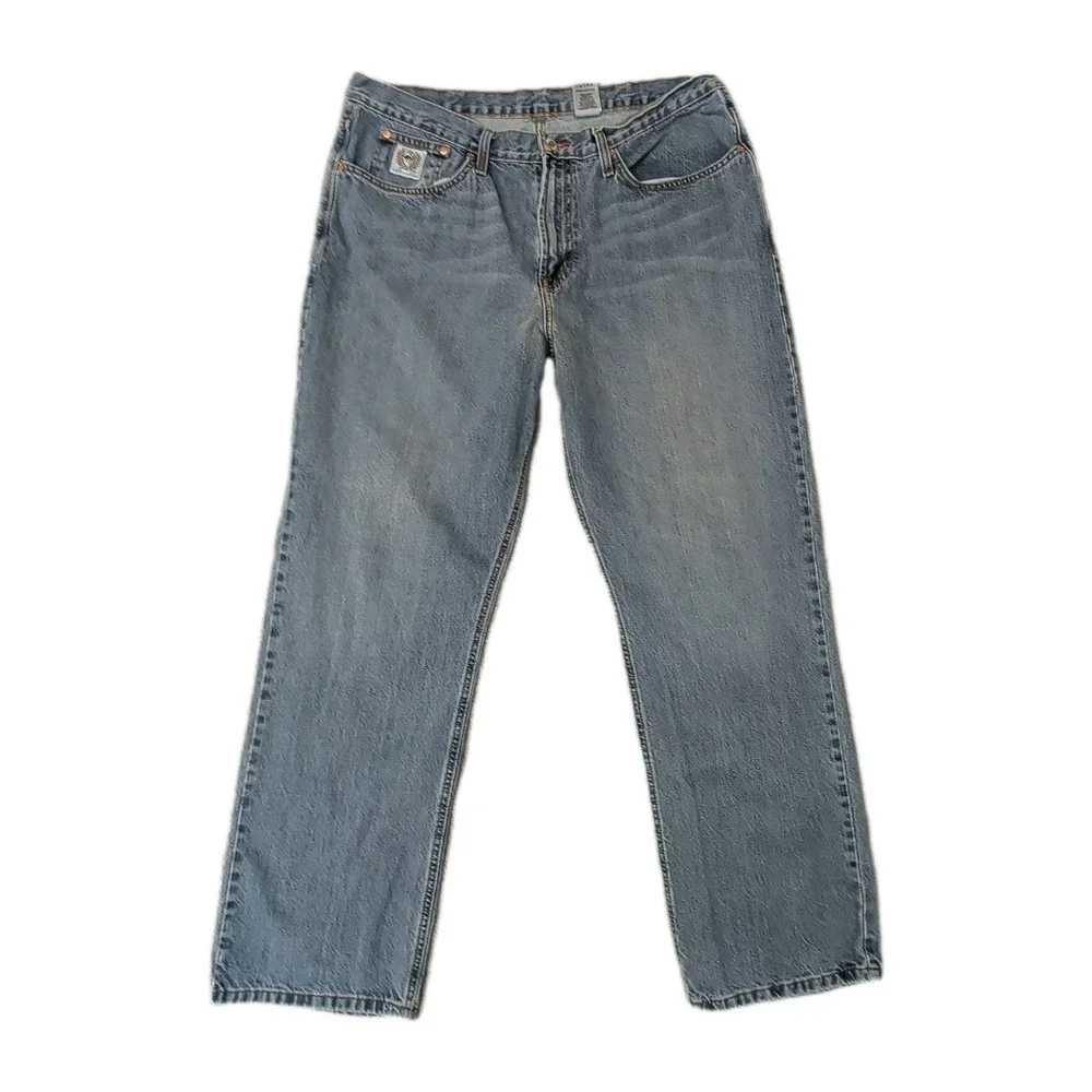 Cinch Men's White Label Relaxed Fit Straight Leg 38x32 (Act 36x31) Medium Wash